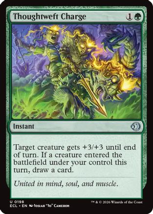Thoughtweft Charge (198) Foil - Lorwyn Eclipsed