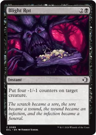 Blight Rot (089) Foil - Lorwyn Eclipsed