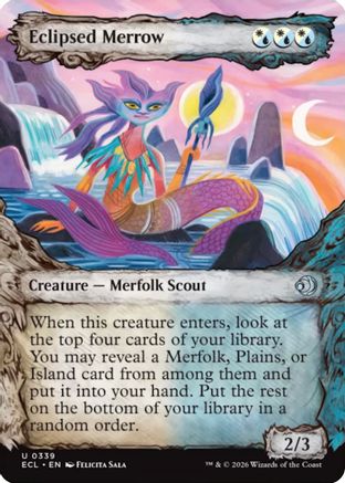 Eclipsed Merrow (Showcase) (339) Foil - Lorwyn Eclipsed