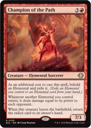 Champion of the Path (130) Foil - Lorwyn Eclipsed