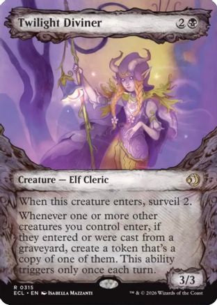 Twilight Diviner (Showcase) (315) Foil - Lorwyn Eclipsed