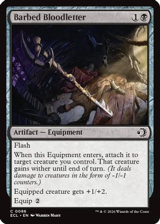Barbed Bloodletter (086) Foil - Lorwyn Eclipsed