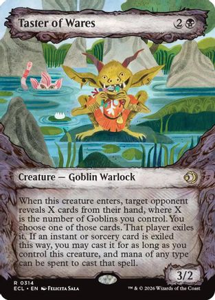 Taster of Wares (Showcase) (314) Foil - Lorwyn Eclipsed