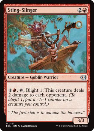 Sting-Slinger (161) Foil - Lorwyn Eclipsed