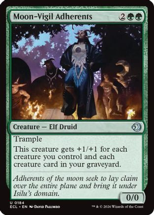 Moon-Vigil Adherents (184) - Lorwyn Eclipsed
