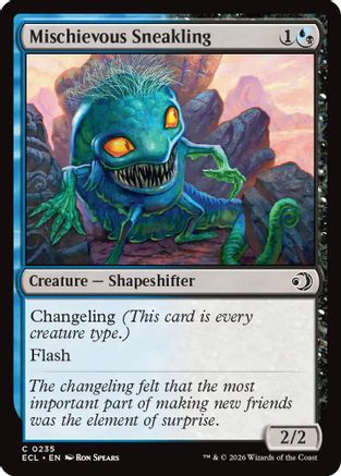 Mischievous Sneakling (235) Foil - Lorwyn Eclipsed