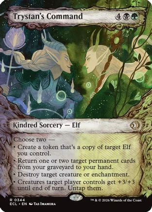 Trystan's Command (Showcase) (344) Foil - Lorwyn Eclipsed