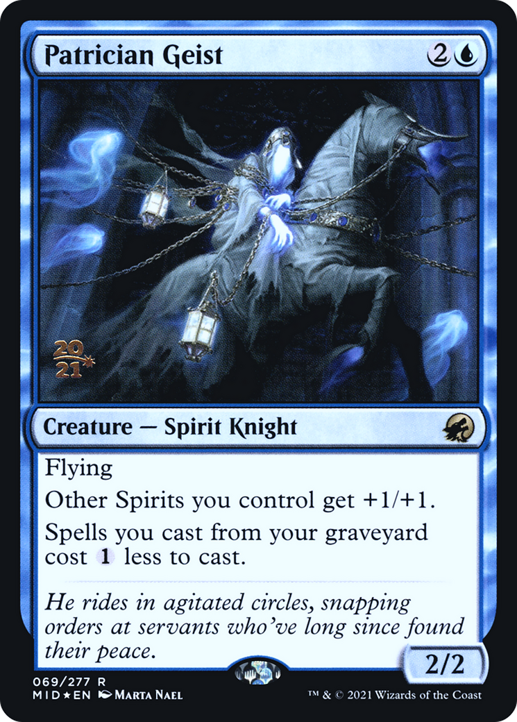 Patrician Geist (069) Foil - Innistrad: Midnight Hunt Promos