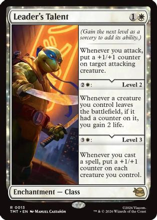 Leader's Talent (013) - Teenage Mutant Ninja Turtles
