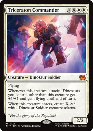Triceraton Commander (025) Foil - Teenage Mutant Ninja Turtles