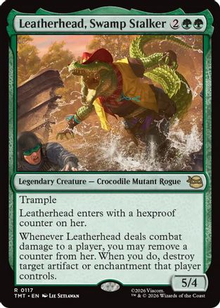 Leatherhead, Swamp Stalker (117) Foil - Teenage Mutant Ninja Turtles