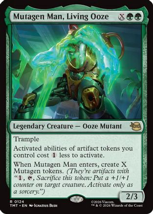 Mutagen Man, Living Ooze (124) Foil - Teenage Mutant Ninja Turtles
