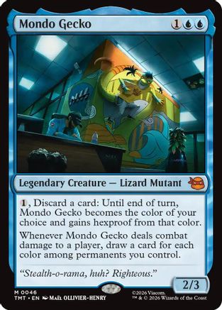 Mondo Gecko (046) Foil - Teenage Mutant Ninja Turtles