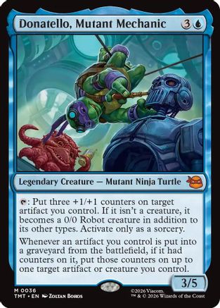 Donatello, Mutant Mechanic (036) Foil - Teenage Mutant Ninja Turtles