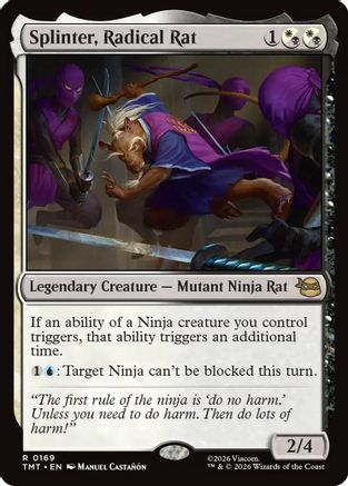 Splinter, Radical Rat (169) - Teenage Mutant Ninja Turtles