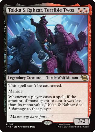 Tokka & Rahzar, Terrible Twos (171) Foil - Teenage Mutant Ninja Turtles