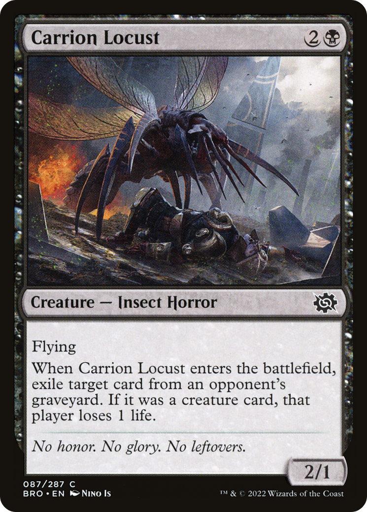 Carrion Locust (087) Foil - The Brothers' War
