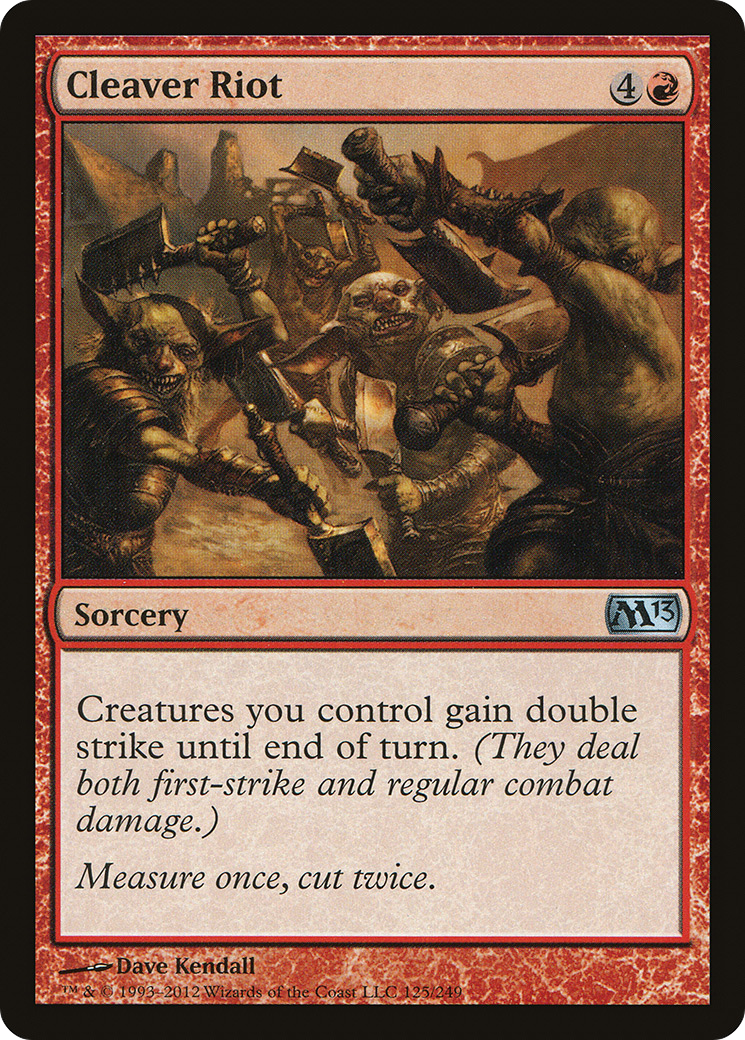 Cleaver Riot (125) Foil - Magic 2013