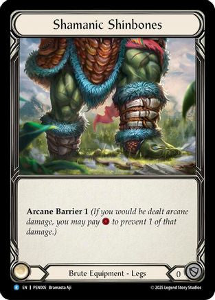 Shamanic Shinbones (PEN005) Cold Foil - Compendium of Rathe