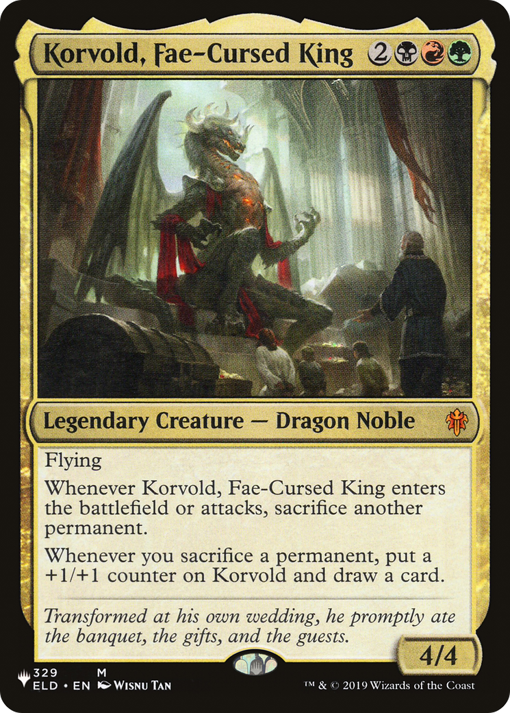 Korvold, Fae-Cursed King (ELD-329) - The List