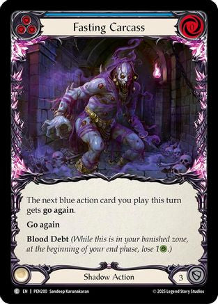 Fasting Carcass (Blue) (PEN200) Rainbow Foil - Compendium of Rathe