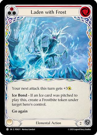 Laden With Frost (Red) (PEN211) - Compendium of Rathe