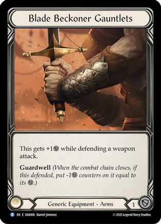 Blade Beckoner Gauntlets (SDA008) (SDA008) - Silver Age Chapter 1