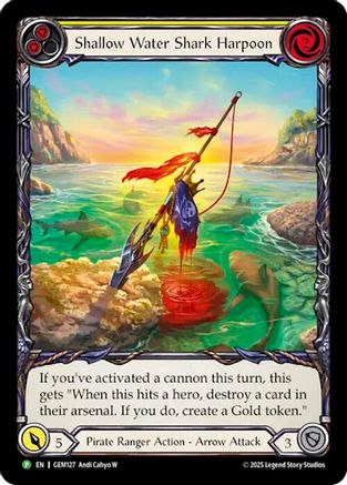 Shallow Water Shark Harpoon (Micro Text) (GEM127) - GEM Pack