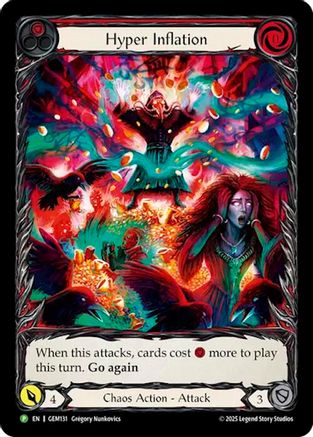 Hyper Inflation (GEM131) Rainbow Foil - GEM Pack 4