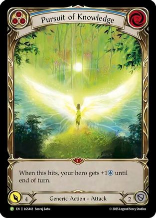 Pursuit of Knowledge (LGS442) Cold Foil - Flesh and Blood: Promo Cards