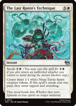 The Last Ronin's Technique (012) Foil - Teenage Mutant Ninja Turtles