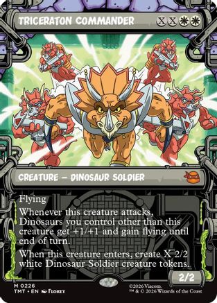 Triceraton Commander (Showcase) (226) Foil - Teenage Mutant Ninja Turtles