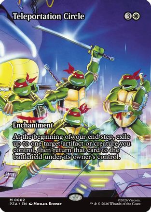 Teleportation Circle (Borderless) (002) Foil - Teenage Mutant Ninja Turtles Eternal-Legal