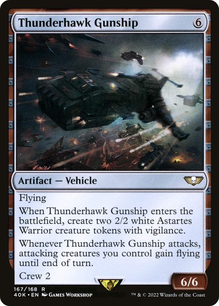 Thunderhawk Gunship (167) - Warhammer 40,000 Commander