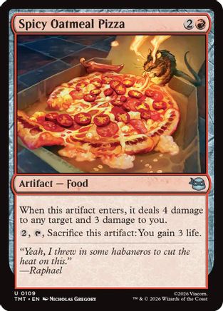 Spicy Oatmeal Pizza (109) - Teenage Mutant Ninja Turtles