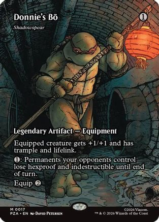 Donnie's Bo – Shadowspear (Borderless) (017) - Teenage Mutant Ninja Turtles Eternal-Legal