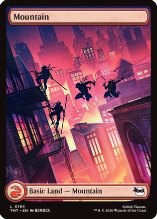 Mountain (194) Foil - Teenage Mutant Ninja Turtles
