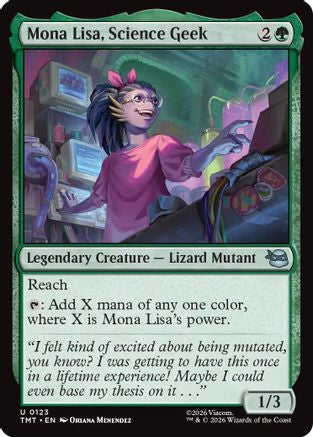 Mona Lisa, Science Geek (123) - Teenage Mutant Ninja Turtles