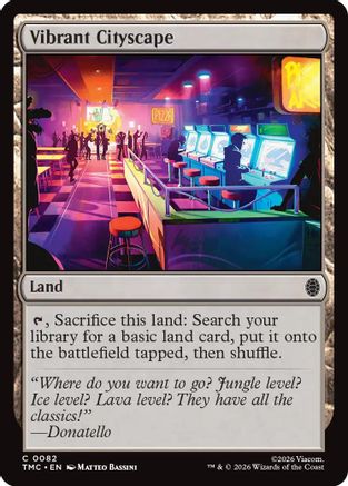Vibrant Cityscape (082) - Commander: Teenage Mutant Ninja Turtles