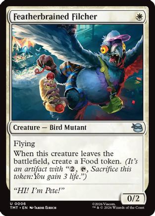 Featherbrained Filcher (006) Foil - Teenage Mutant Ninja Turtles