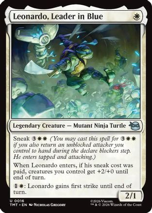 Leonardo, Leader in Blue (016) - Teenage Mutant Ninja Turtles