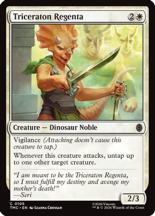 Triceraton Regenta (105) - Commander: Teenage Mutant Ninja Turtles