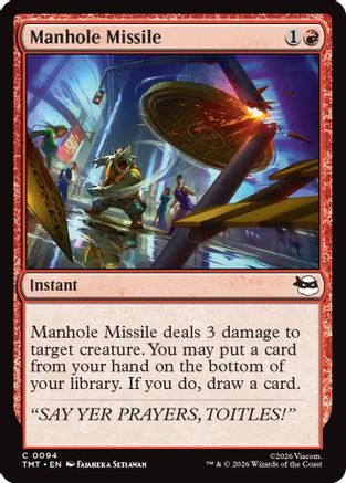 Manhole Missile (094) - Teenage Mutant Ninja Turtles