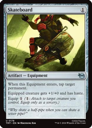 Skateboard (178) Foil - Teenage Mutant Ninja Turtles