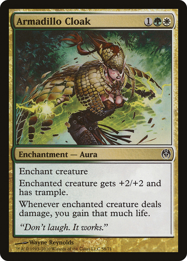 Armadillo Cloak (058) - Duel Decks: Phyrexia vs. the Coalition