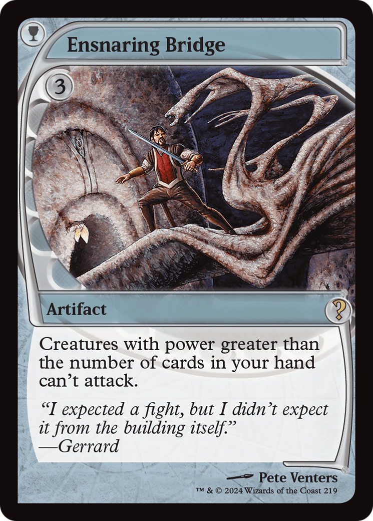 Ensnaring Bridge (Future Sight) (219) Foil - Mystery Booster 2