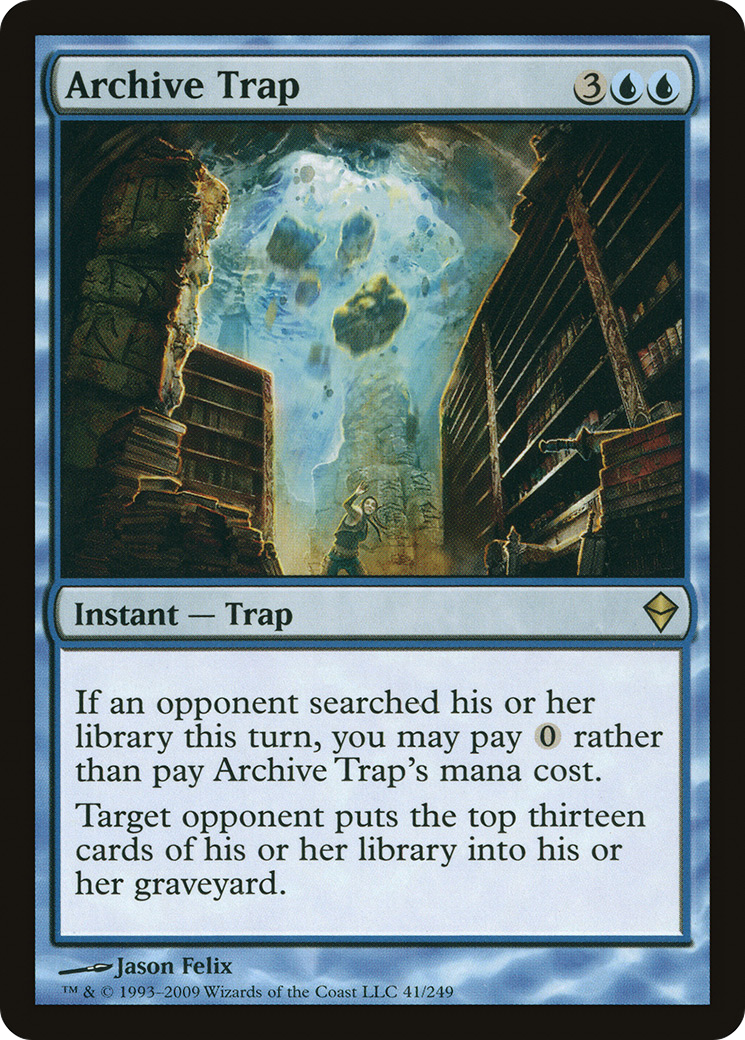 Archive Trap (041) Foil - Zendikar
