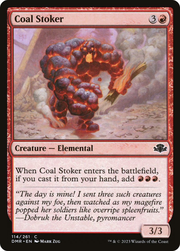Coal Stoker (114) Foil - Dominaria Remastered