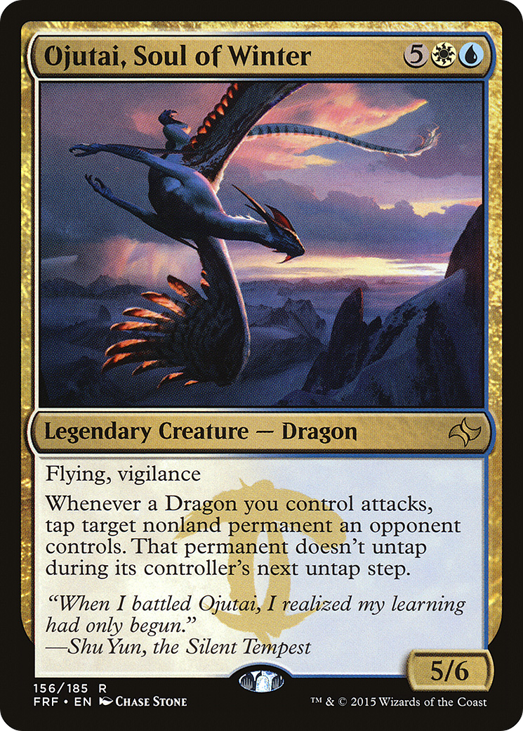 Ojutai, Soul of Winter (156) Foil - Fate Reforged