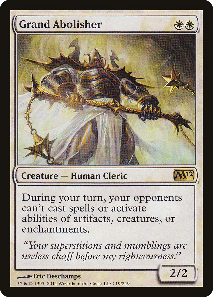 Grand Abolisher (019) Foil - Magic 2012